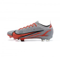 Nike Mercurial Vapor 14 Elite FG Grey Orange Black Soccer Cleats