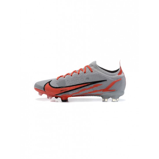 Nike Mercurial Vapor 14 Elite FG Grey Orange Black Soccer Cleats