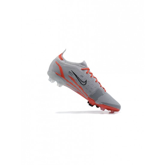 Nike Mercurial Vapor 14 Elite FG Grey Orange Black Soccer Cleats