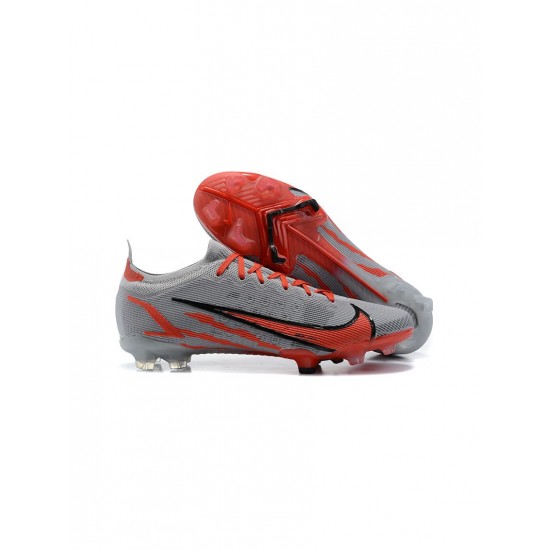 Nike Mercurial Vapor 14 Elite FG Grey Orange Black Soccer Cleats