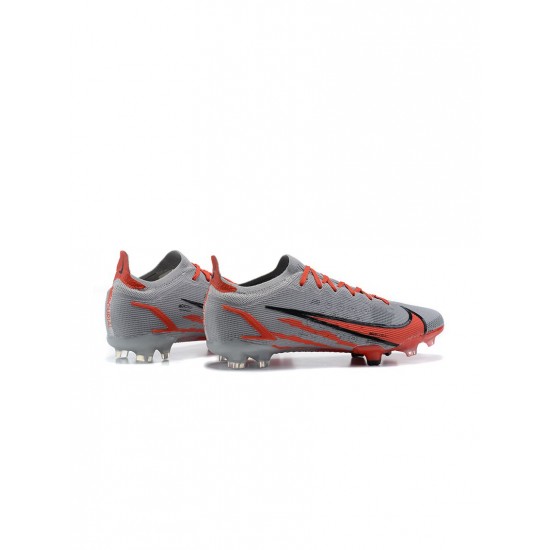 Nike Mercurial Vapor 14 Elite FG Grey Orange Black Soccer Cleats