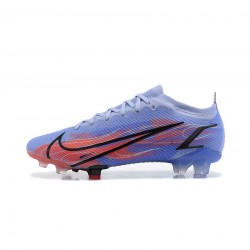 Nike Mercurial Vapor 14 Elite FG Km Flames Light Thistle Metallic Silver Soccer Cleats