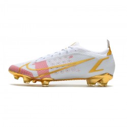 Nike Mercurial Vapor 14 Elite FG Season White Gold Soccer Cleats