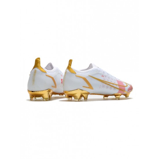 Nike Mercurial Vapor 14 Elite FG Season White Gold Soccer Cleats