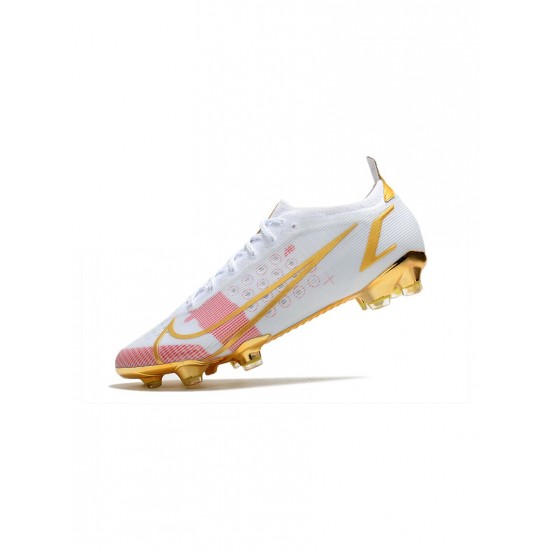 Nike Mercurial Vapor 14 Elite FG Season White Gold Soccer Cleats