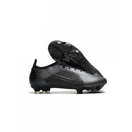 Nike Mercurial Vapor 14 Elite FG All Black Soccer Cleats