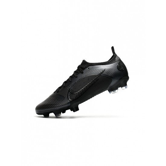 Nike Mercurial Vapor 14 Elite FG All Black Soccer Cleats