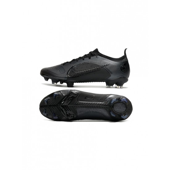 Nike Mercurial Vapor 14 Elite FG All Black Soccer Cleats