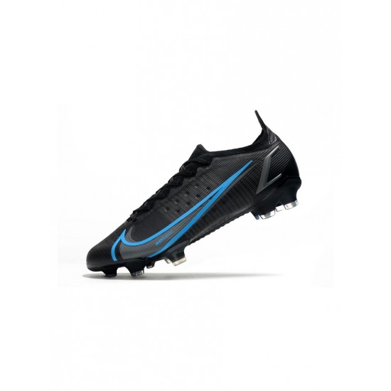 Nike Mercurial Vapor 14 Elite FG Black Black Blue Soccer Cleats