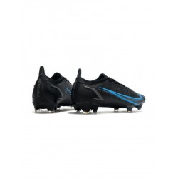 Nike Mercurial Vapor 14 Elite FG Black Black Blue Soccer Cleats