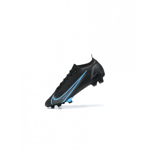 Nike Mercurial Vapor 14 Elite FG Black Blue Soccer Cleats