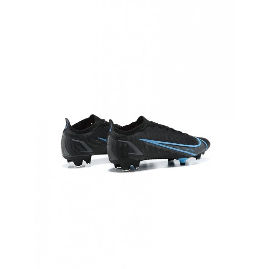 Nike Mercurial Vapor 14 Elite FG Black Blue Soccer Cleats