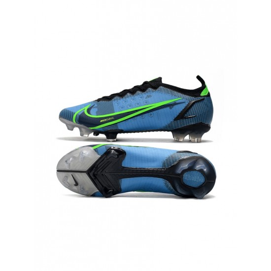 Nike Mercurial Vapor 14 Elite FG Blue Black Green Soccer Cleats