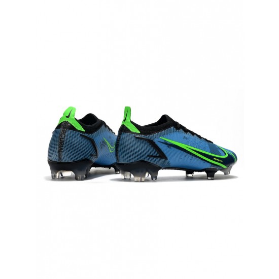 Nike Mercurial Vapor 14 Elite FG Blue Black Green Soccer Cleats
