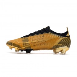 Nike Mercurial Vapor 14 Elite FG Gold Black Soccer Cleats