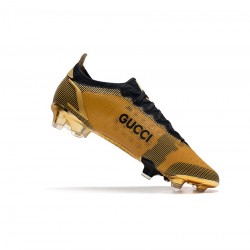 Nike Mercurial Vapor 14 Elite FG Gold Black Soccer Cleats