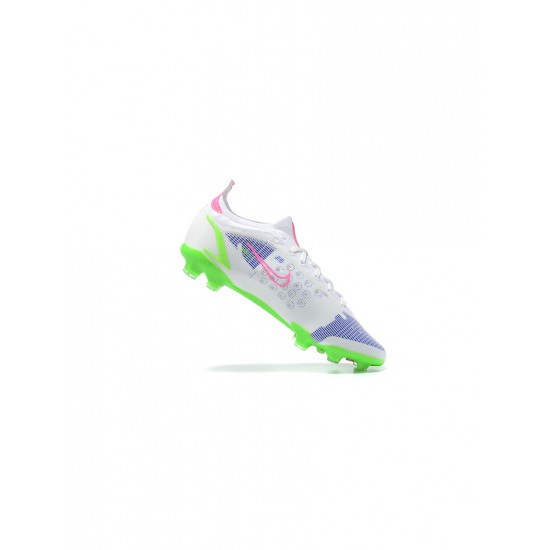 Nike Mercurial Vapor 14 Elite FG Pink Purple Volt Soccer Cleats