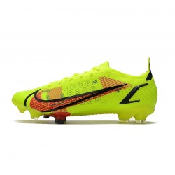 Nike Mercurial Vapor 14 Elite FG Volt Bright Crimson Black Soccer Cleats