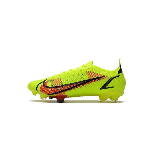 Nike Mercurial Vapor 14 Elite FG Volt Bright Crimson Black Soccer Cleats