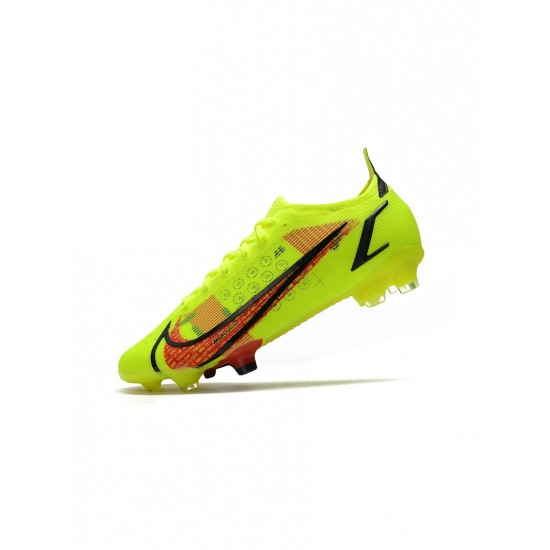 Nike Mercurial Vapor 14 Elite FG Volt Bright Crimson Black Soccer Cleats