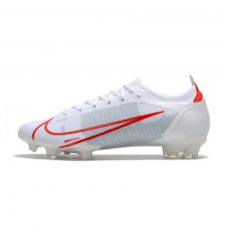 Nike Mercurial Vapor 14 Elite FG White Red Soccer Cleats