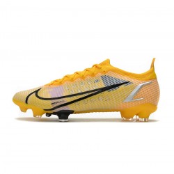 Nike Mercurial Vapor 14 Elite FG Yellow Black Soccer Cleats