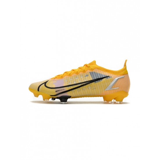 Nike Mercurial Vapor 14 Elite FG Yellow Black Soccer Cleats