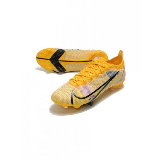 Nike Mercurial Vapor 14 Elite FG Yellow Black Soccer Cleats