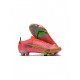 Nike Mercurial Vapor 14 Elite FG Spectrum Bright Crimson Metallic Silver Soccer Cleats