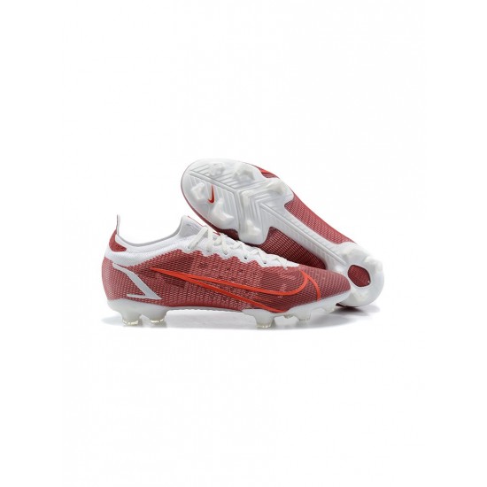 Nike Mercurial Vapor 14 Elite FG Wine Red White  Soccer Cleats