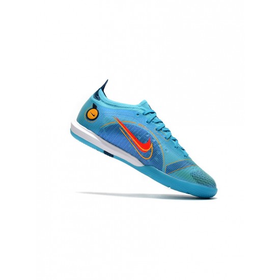 Nike Mercurial Vapor 14 Elite IC Chlorine Blue Laser Orange Marina  Soccer Cleats