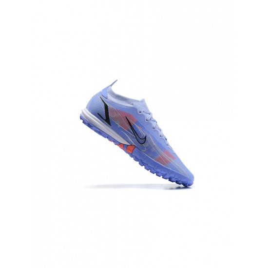 Nike Mercurial Vapor 14 Elite Km TF Light Thistle Indigo Burst Bright Crimson Metallic Silver Soccer Cleats