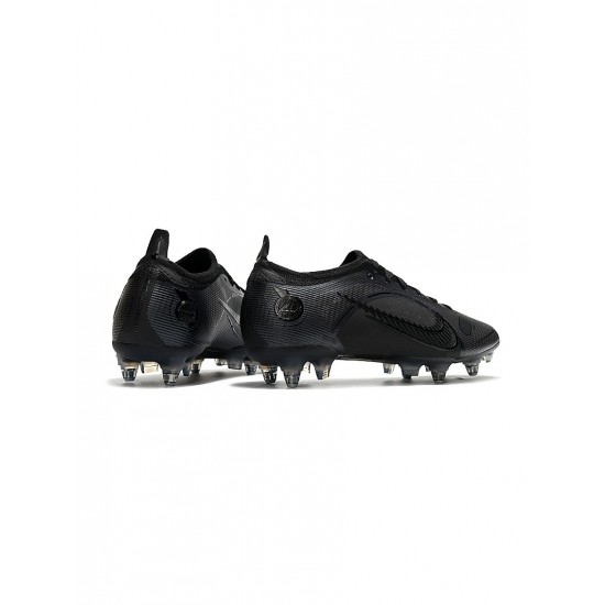 Nike Mercurial Vapor 14 Elite SG Pro All Black  Soccer Cleats