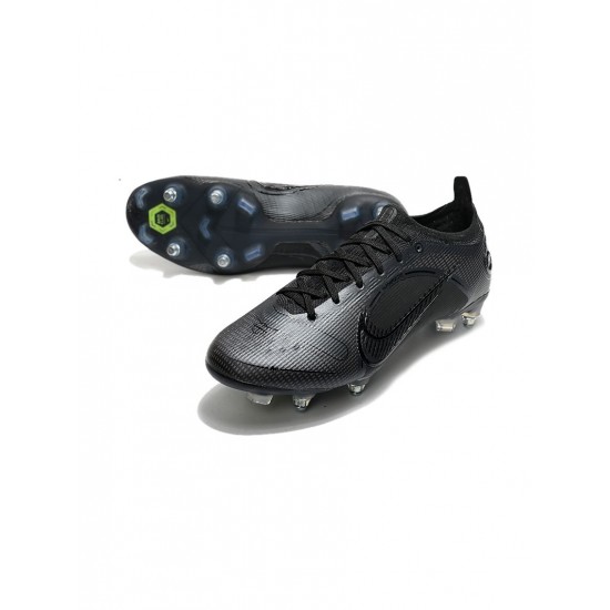 Nike Mercurial Vapor 14 Elite SG Pro All Black  Soccer Cleats