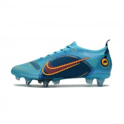 Nike Mercurial Vapor 14 Elite SG Pro Chlorine Blue Laser Orange Marina Soccer Cleats