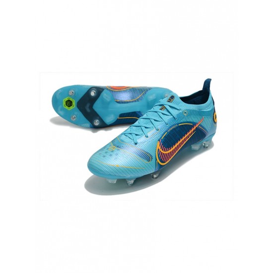 Nike Mercurial Vapor 14 Elite SG Pro Chlorine Blue Laser Orange Marina Soccer Cleats