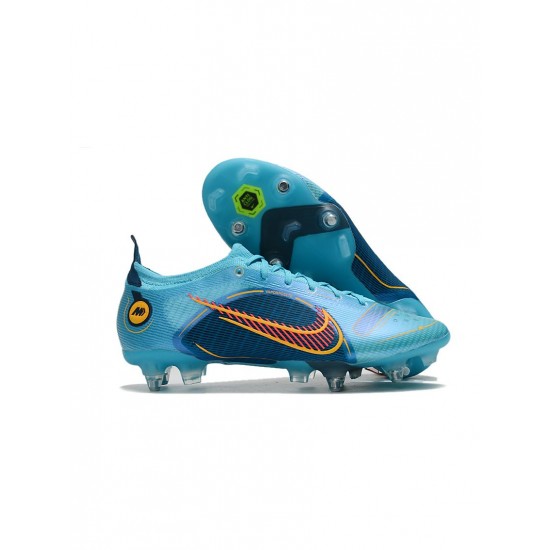 Nike Mercurial Vapor 14 Elite SG Pro Chlorine Blue Laser Orange Marina Soccer Cleats