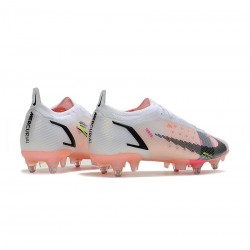 Nike Mercurial Vapor 14 Elite SG Pro White Black Bright Crimson Pink Blast Soccer Cleats