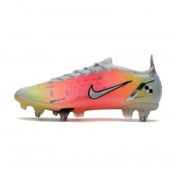 Nike Mercurial Vapor 14 Elite SG Pro White Metallic Silver Pure Platinum Soccer Cleats