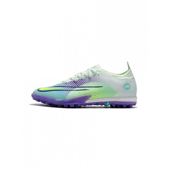 Nike Mercurial Vapor 14 Elite TF Barely Green Volt Electro Purple  Soccer Cleats