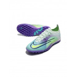 Nike Mercurial Vapor 14 Elite TF Barely Green Volt Electro Purple  Soccer Cleats