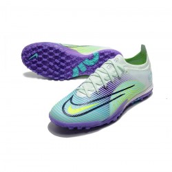 Nike Mercurial Vapor 14 Elite TF Barely Green Volt Electro Purple  Soccer Cleats