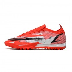 Nike Mercurial Vapor 14 Elite TF Cr7 Chile Red Black White Total Orange Soccer Cleats