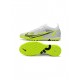 Nike Mercurial Vapor 14 Elite TF Safari White Black Metallic Silver Volt Soccer Cleats