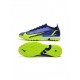 Nike Mercurial Vapor 14 Elite TF Sapphire Volt Blue Void Soccer Cleats