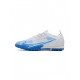 Nike Mercurial Vapor 14 Elite TF White Blue Soccer Cleats