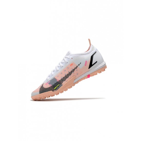 Nike Mercurial Vapor 14 Elite TF White Bright Crimson Pink Blast Soccer Cleats