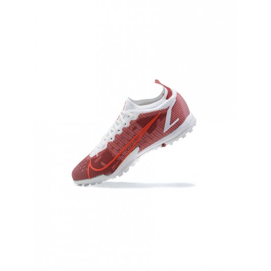 Nike Mercurial Vapor 14 Elite TF Wine Red White Soccer Cleats