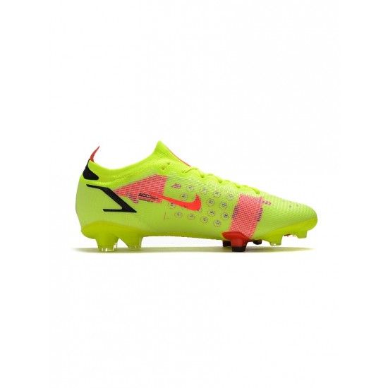 Nike Mercurial Vapor 14 Montivation Pack FG Volt Bright Crimson Black Soccer Cleats