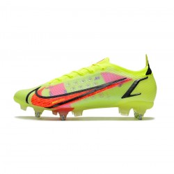 Nike Mercurial Vapor 14 Montivation Pack SG Pro Volt Bright Crimson Black Soccer Cleats